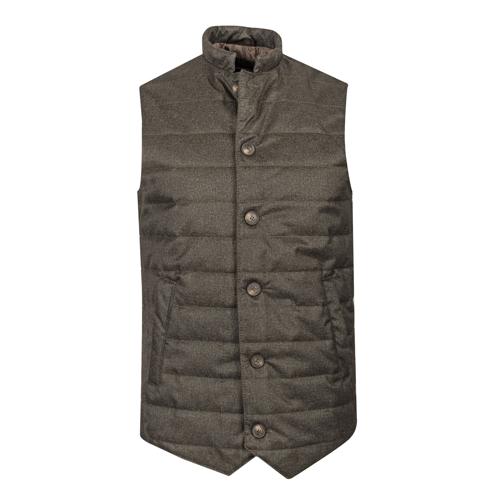 Green Quilted Vest