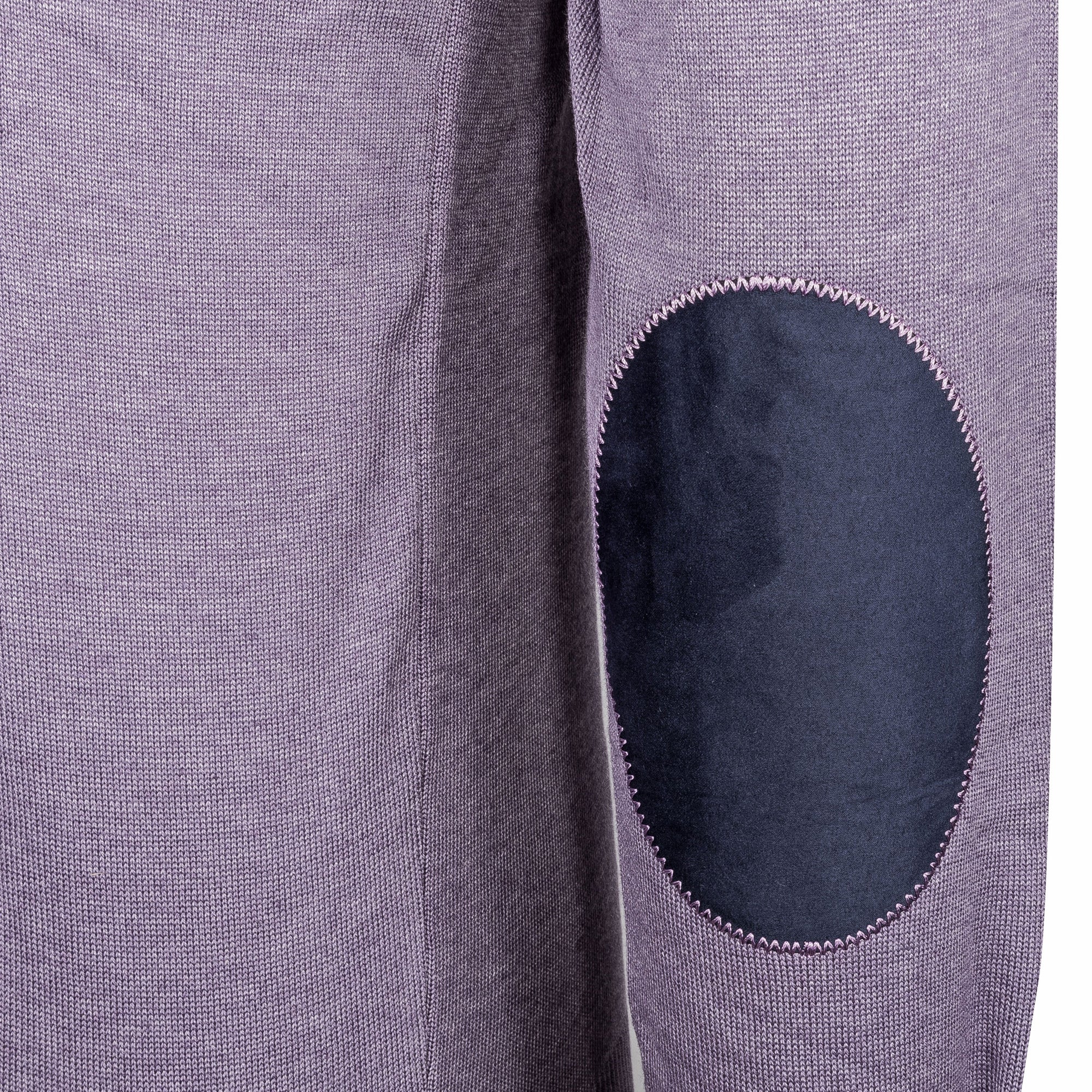 Purple Melange Knitwear