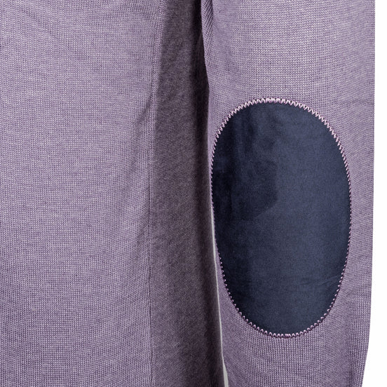 Purple Melange Knitwear