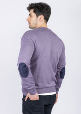 Purple Melange Knitwear