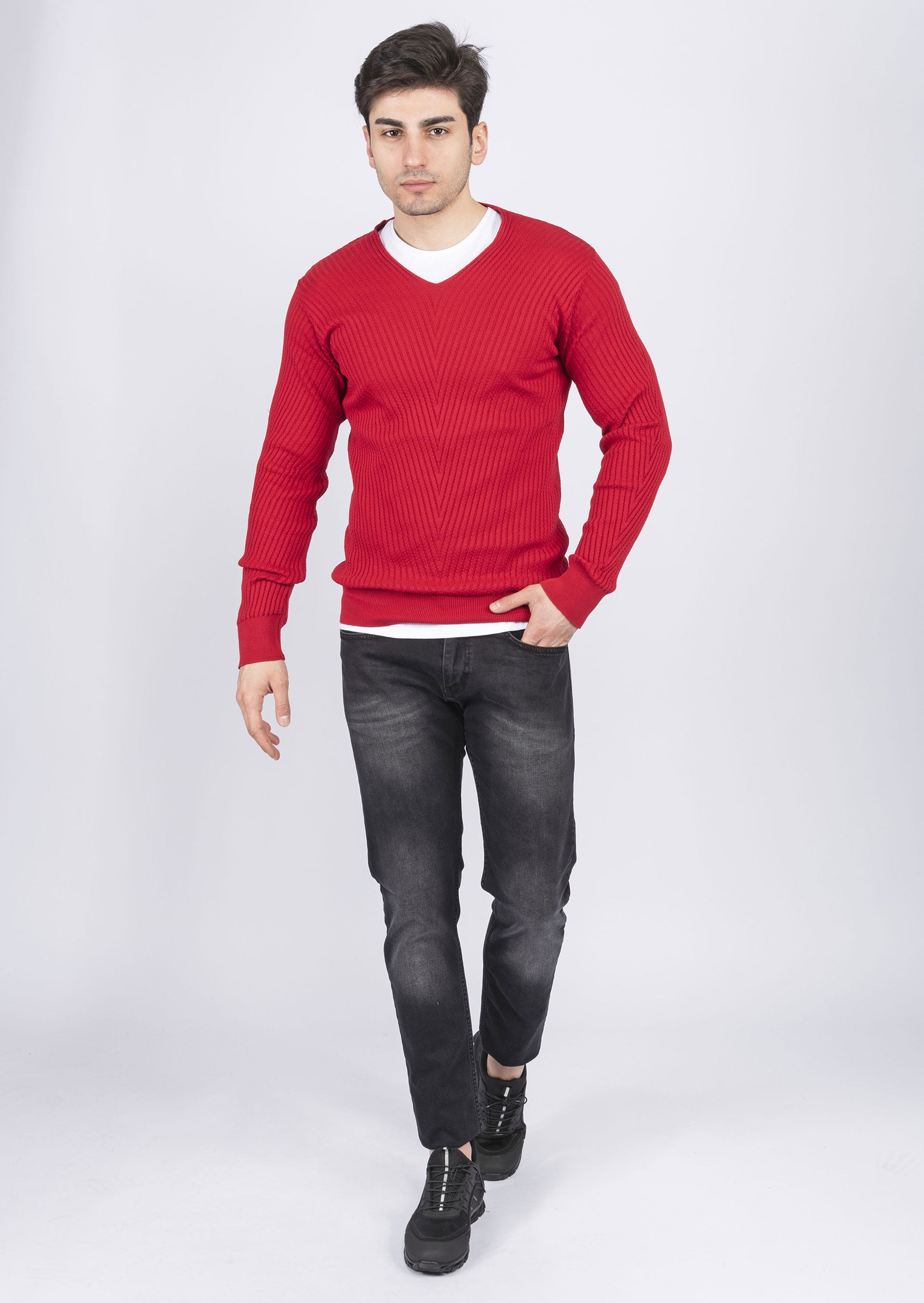 Red Knitwear