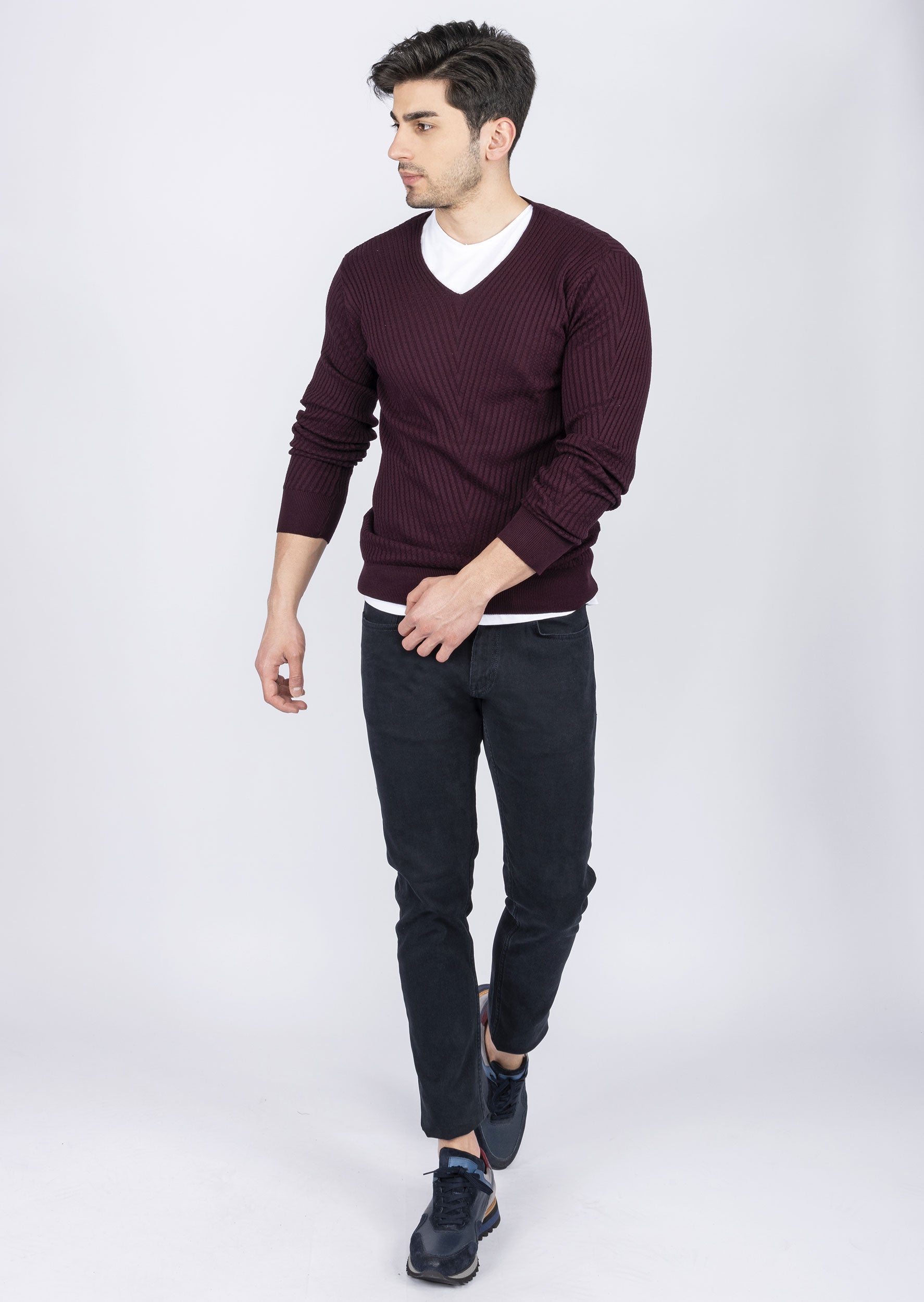 Dark Purple Knitwear