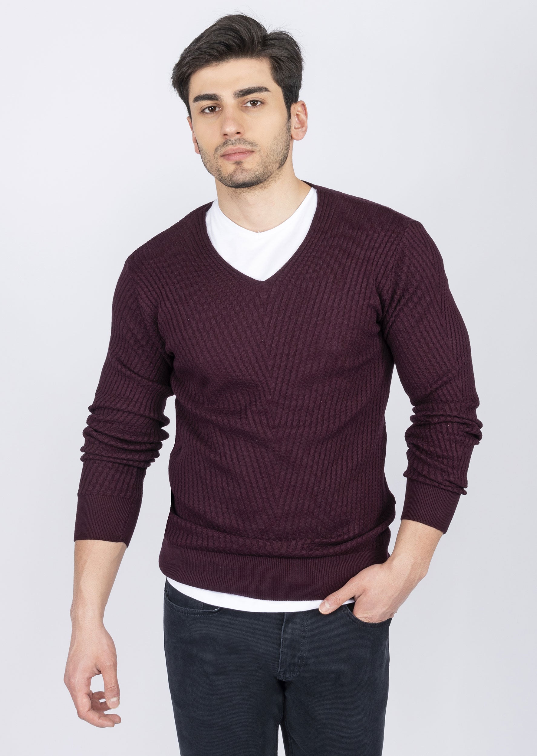 Dark Purple Knitwear