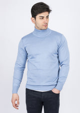 Melange Blue Knitwear