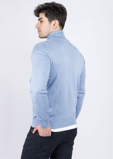 Melange Blue Knitwear