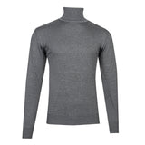 Dark Grey Melange Knitwear