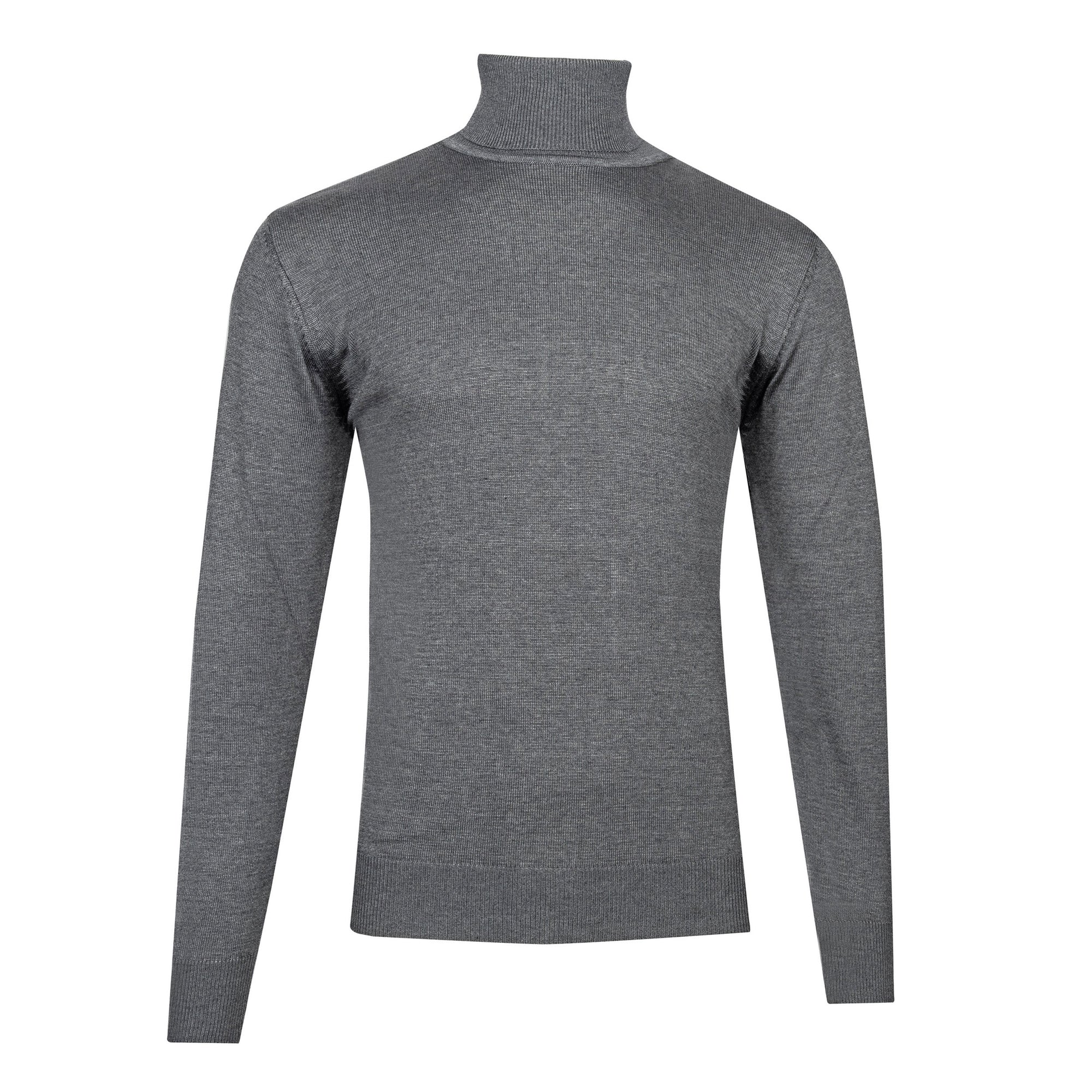 Dark Grey Melange Knitwear