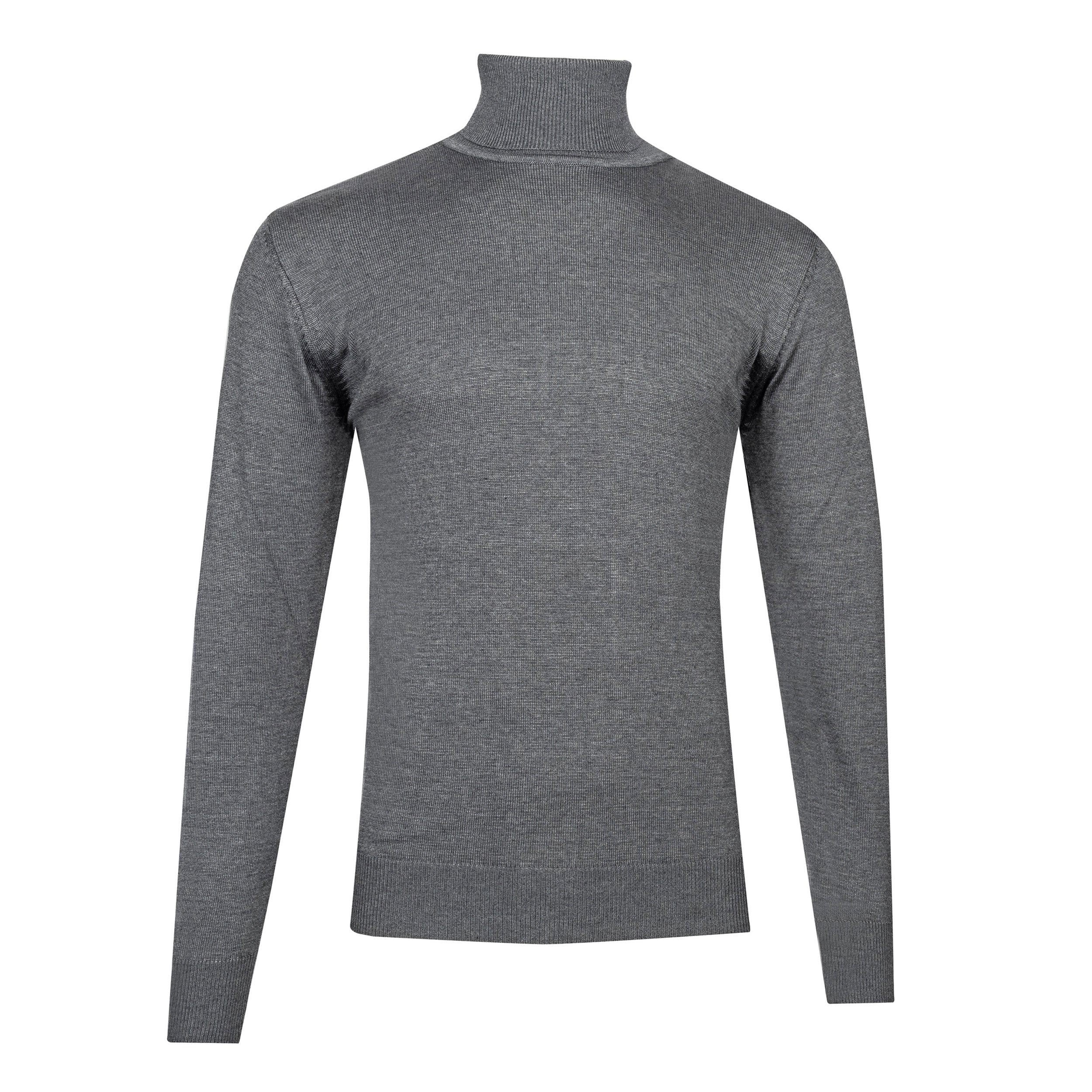 Dark Grey Melange Knitwear