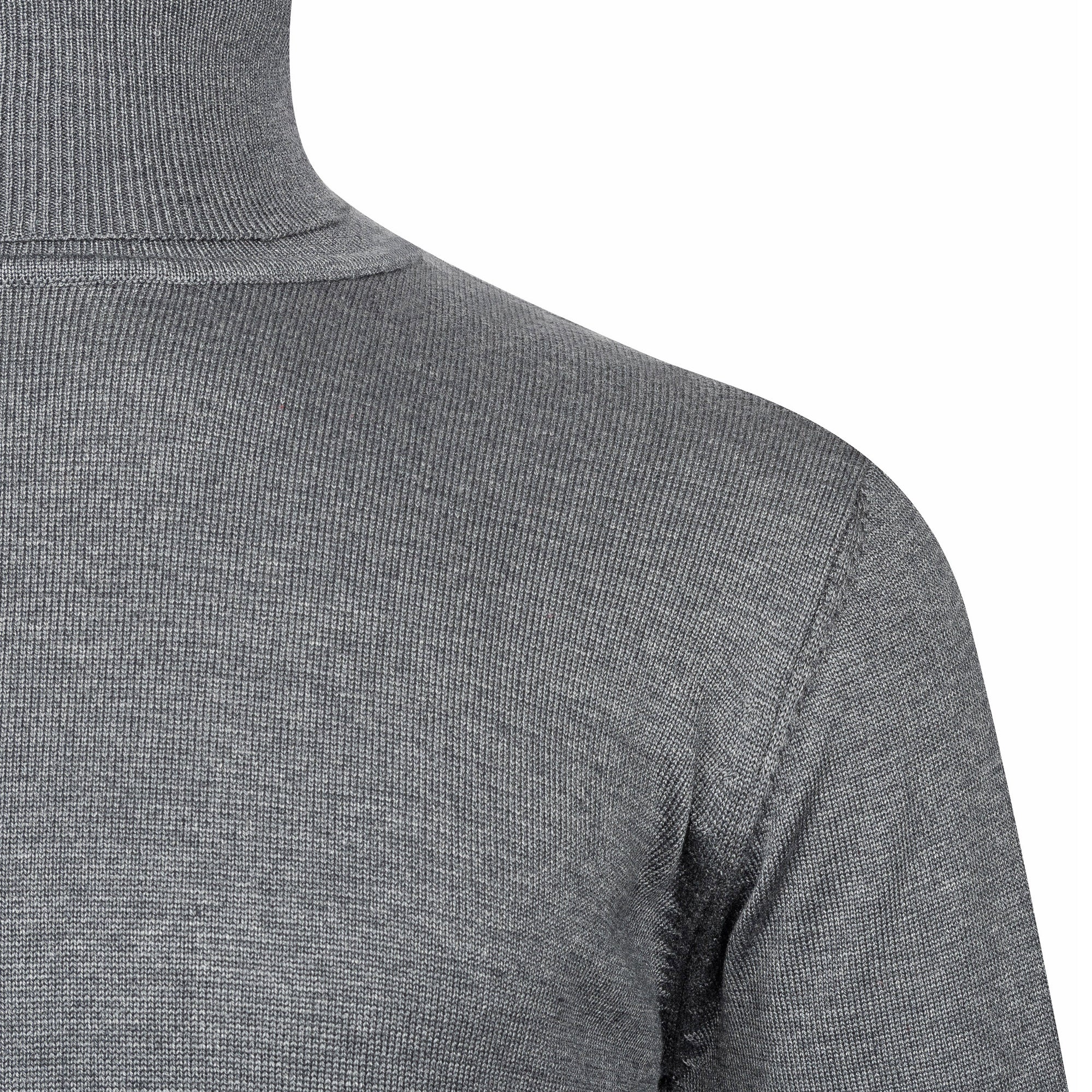 Dark Grey Melange Knitwear