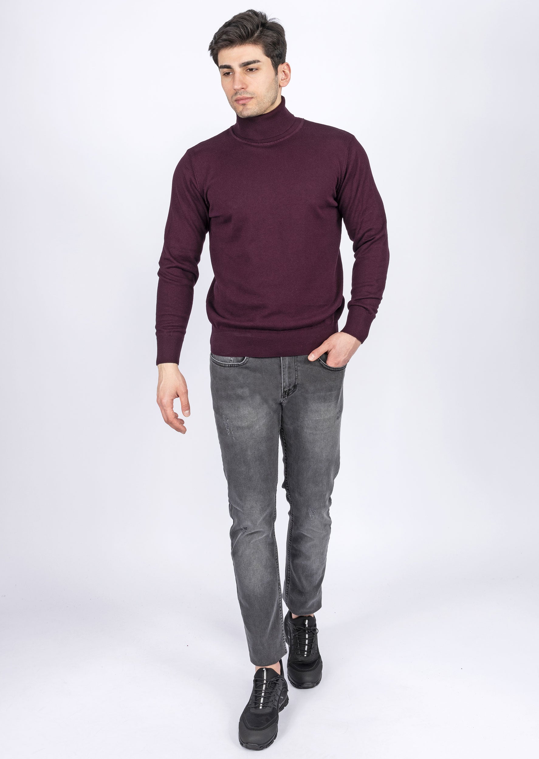 Dark Purple Knitwear