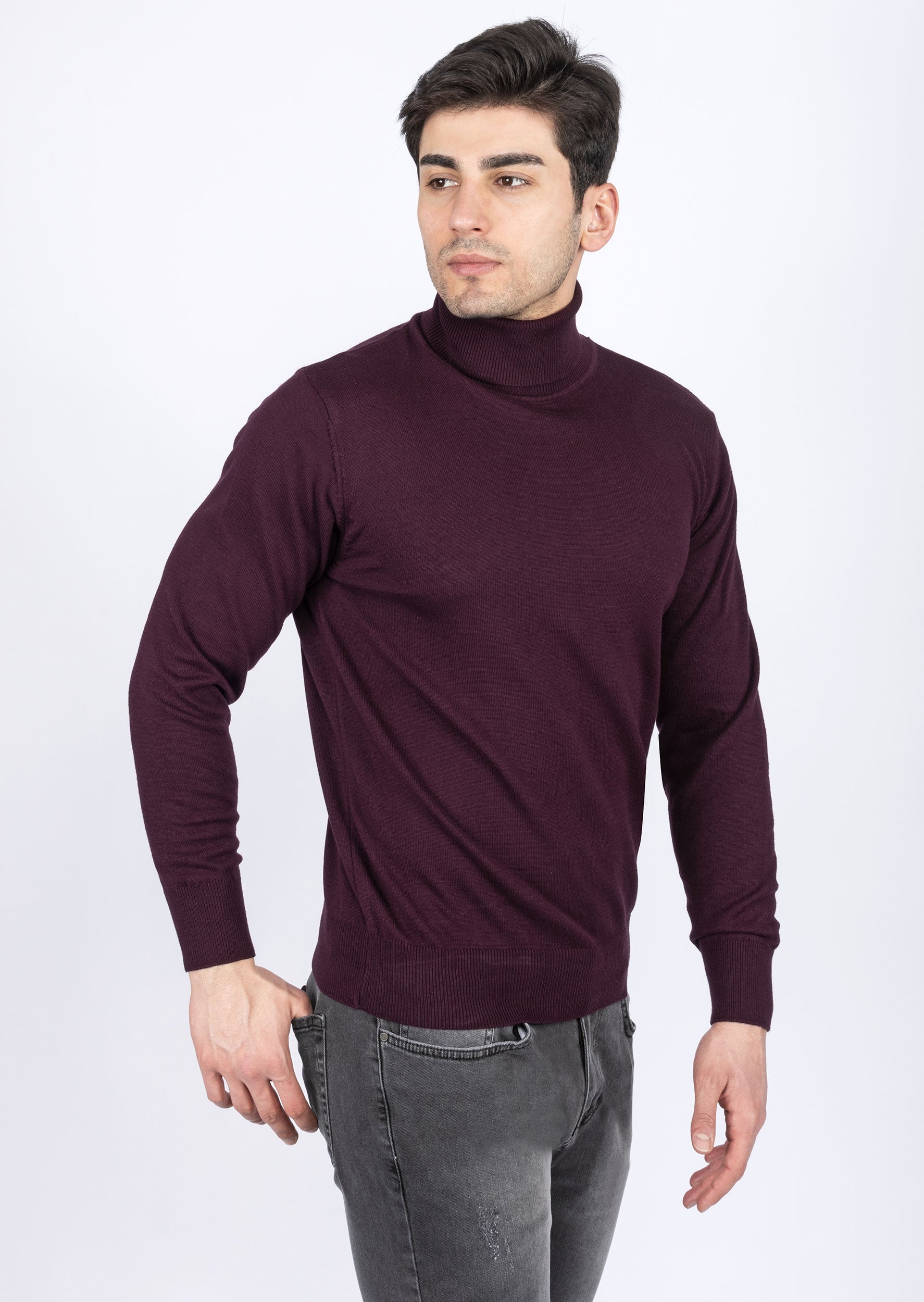 Dark Purple Knitwear