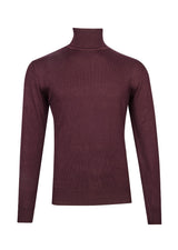 Purple Melange Knitwear
