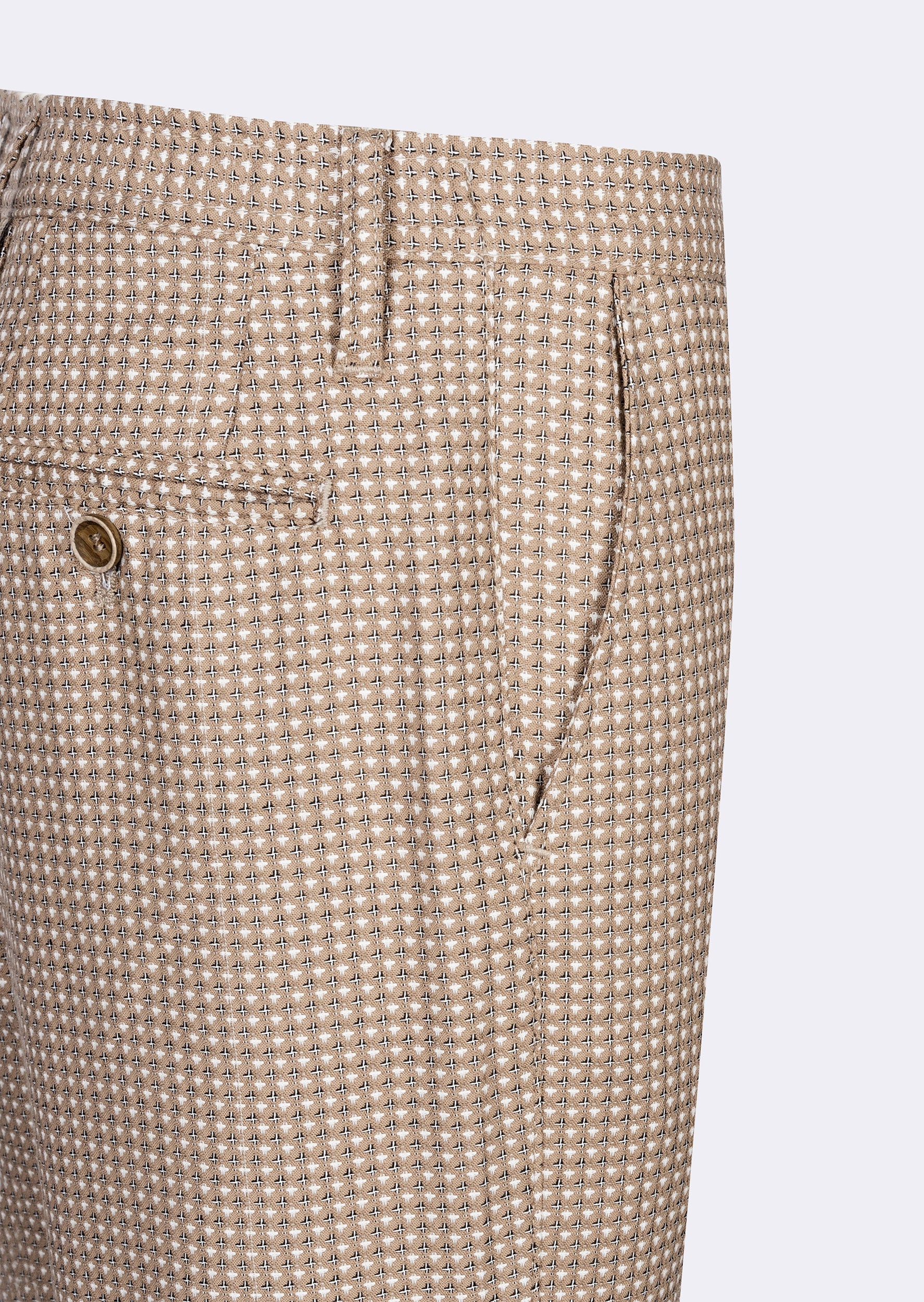 Beige Bermuda Short