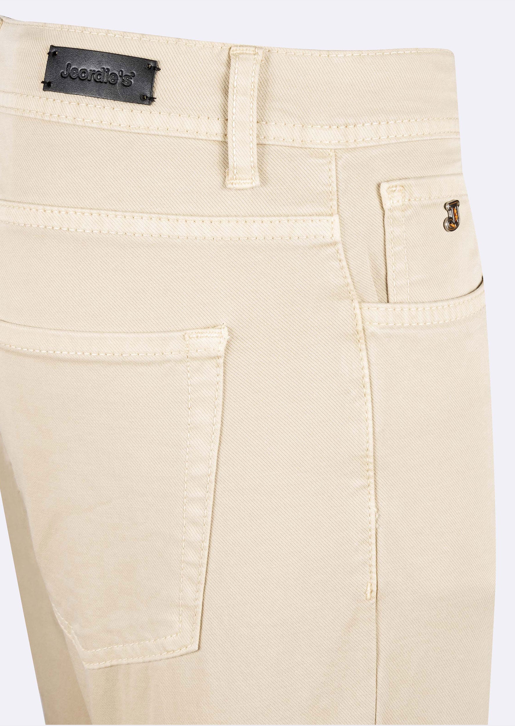 Beige 5-Pocket Trouser