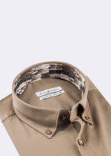 Beige Cotton Shirt