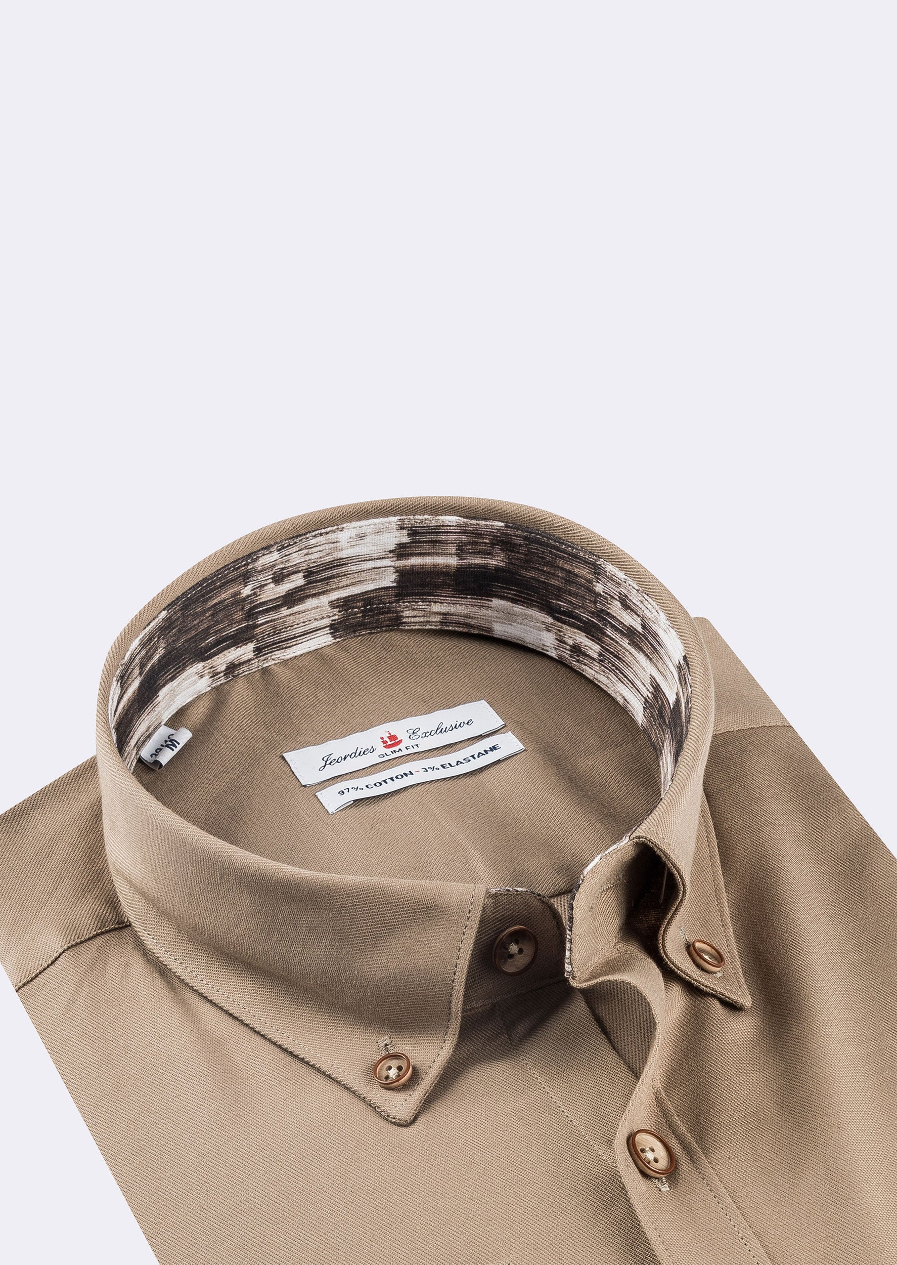 Beige Cotton Shirt