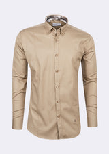 Beige Cotton Shirt