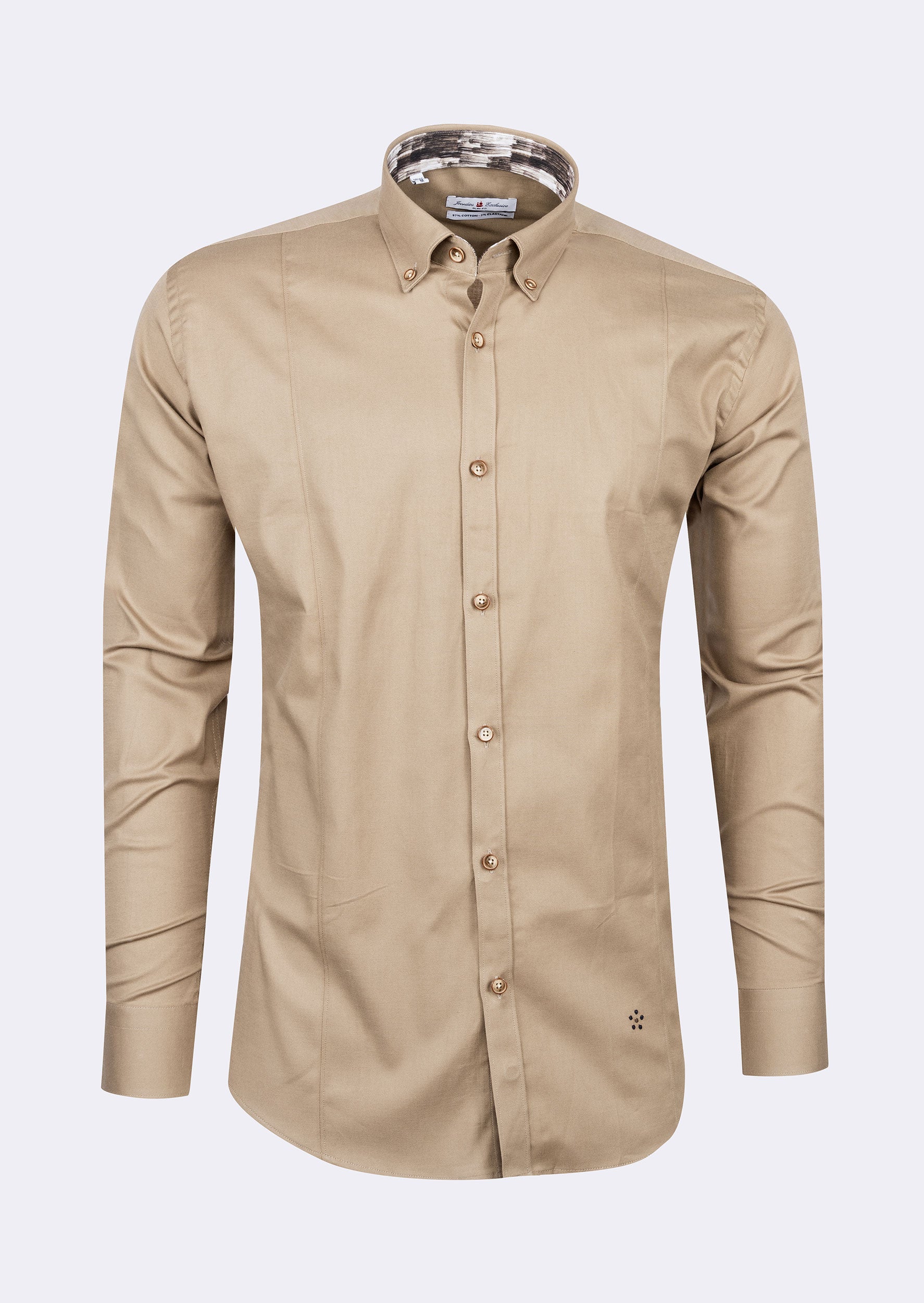 Beige Cotton Shirt