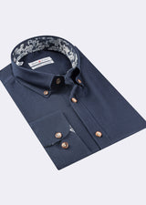 Navy Cotton Shirt