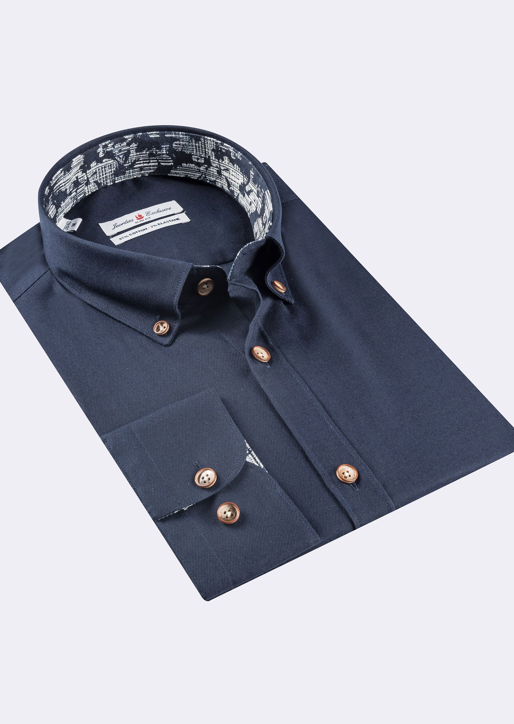 Navy Cotton Shirt