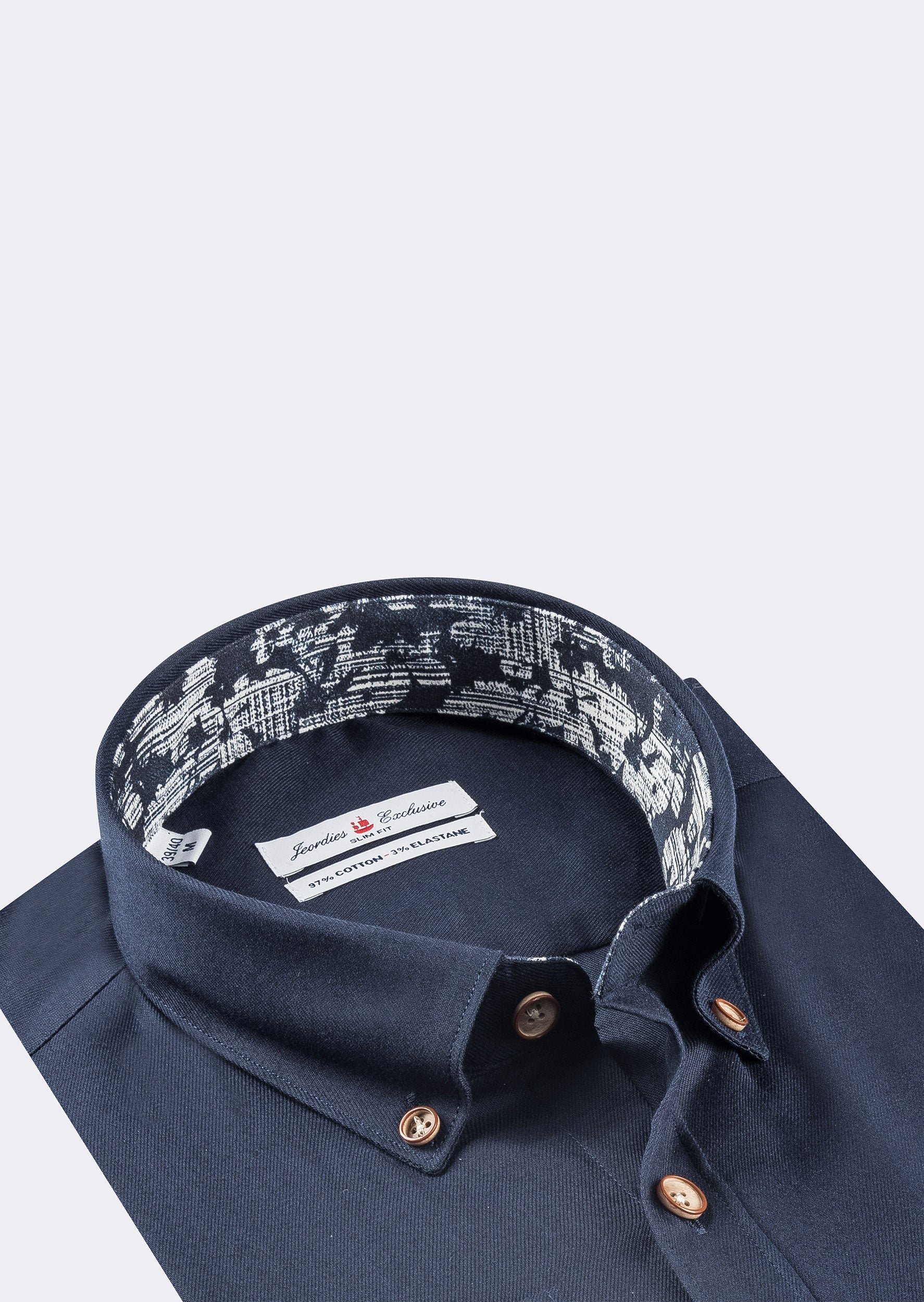 Navy Cotton Shirt