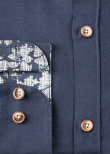 Navy Cotton Shirt