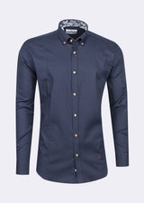 Navy Cotton Shirt