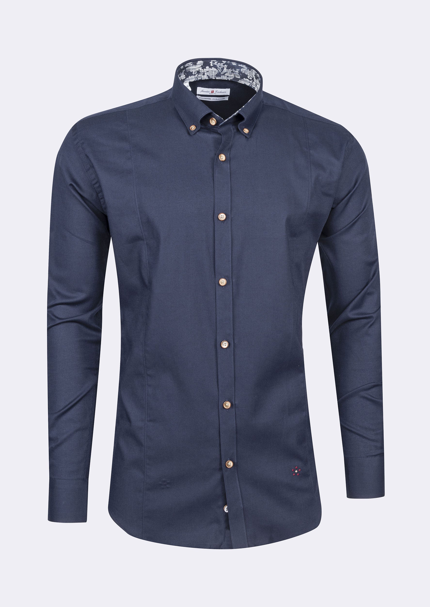Navy Cotton Shirt