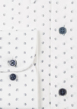 White - Navy Long Sleeve Shirt