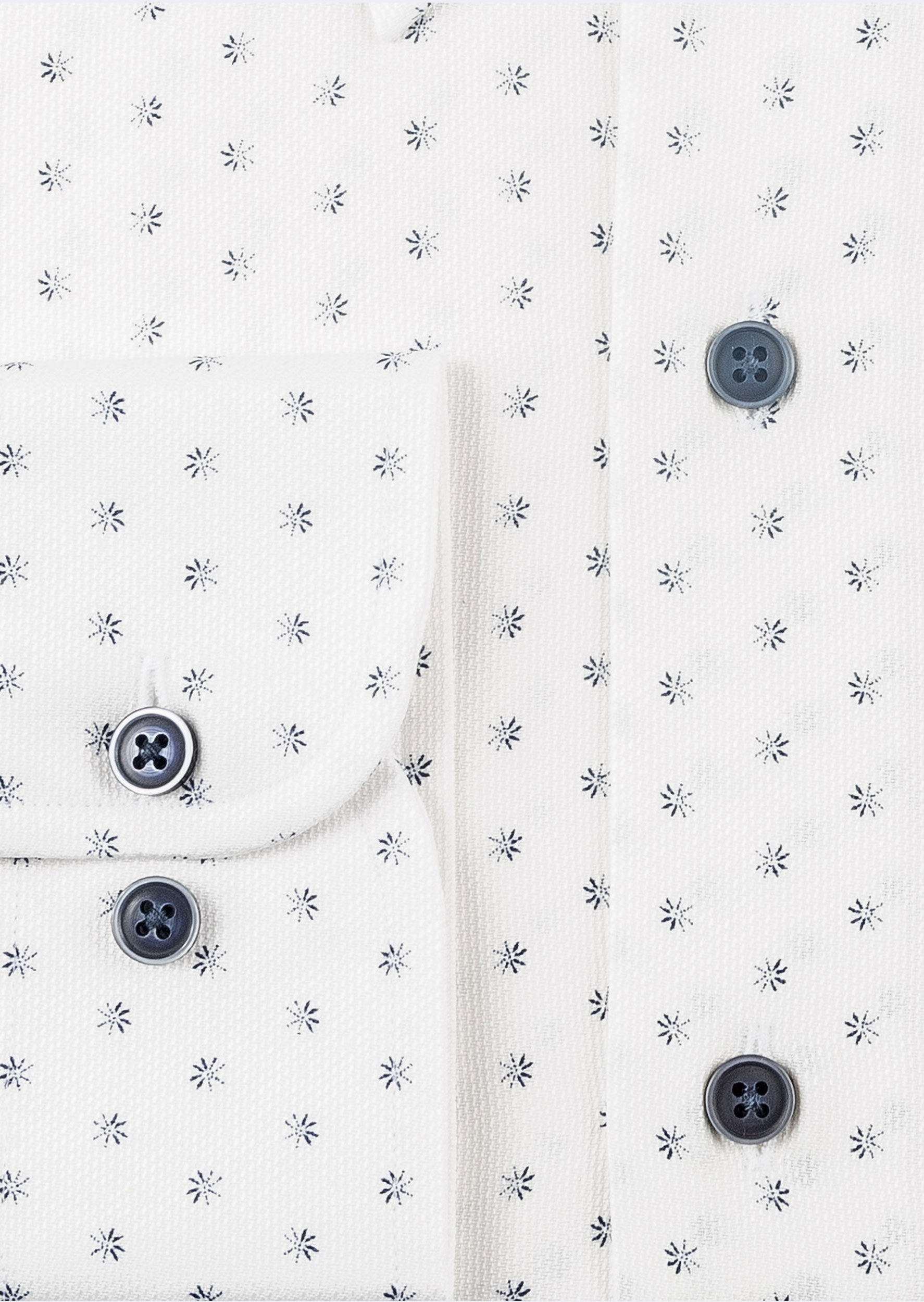 White - Navy Long Sleeve Shirt