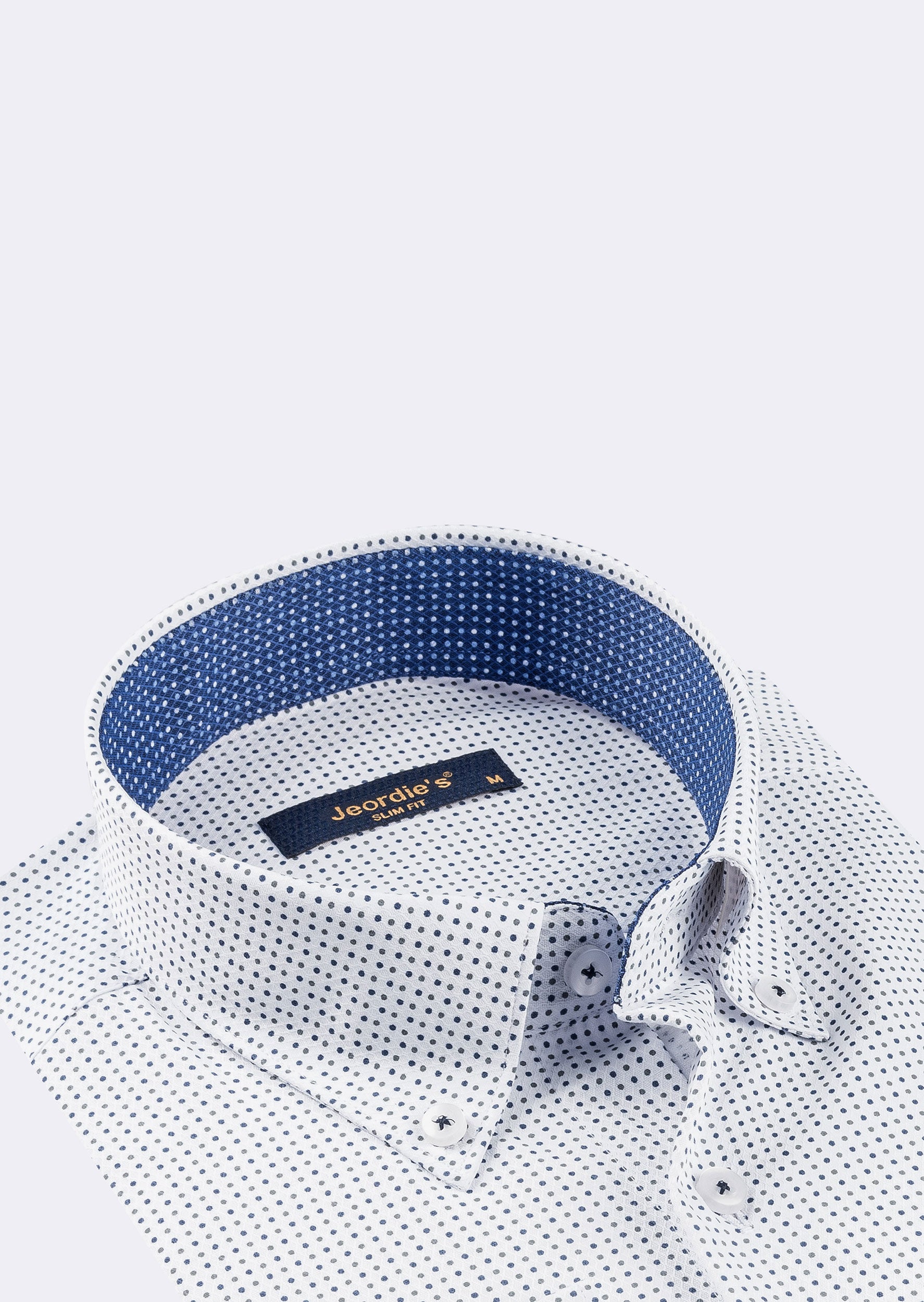 White - Navy Long Sleeve Shirt