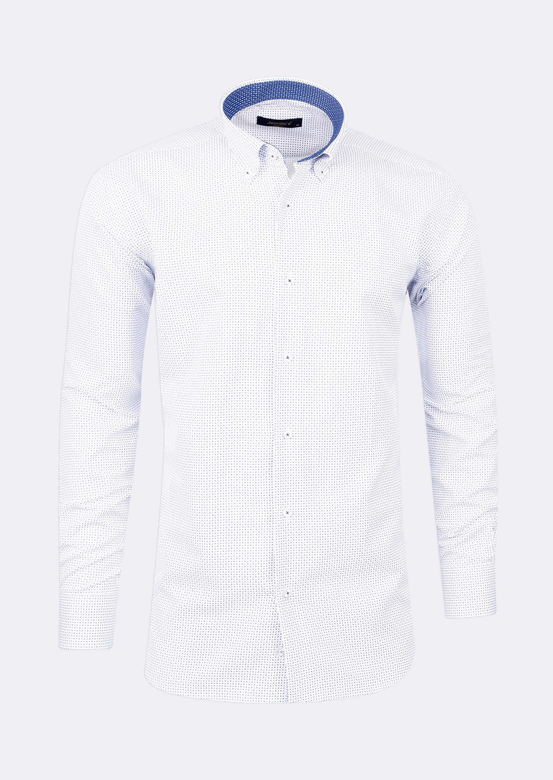 White - Navy Long Sleeve Shirt