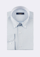 Blue - Beige Long Sleeve Shirt