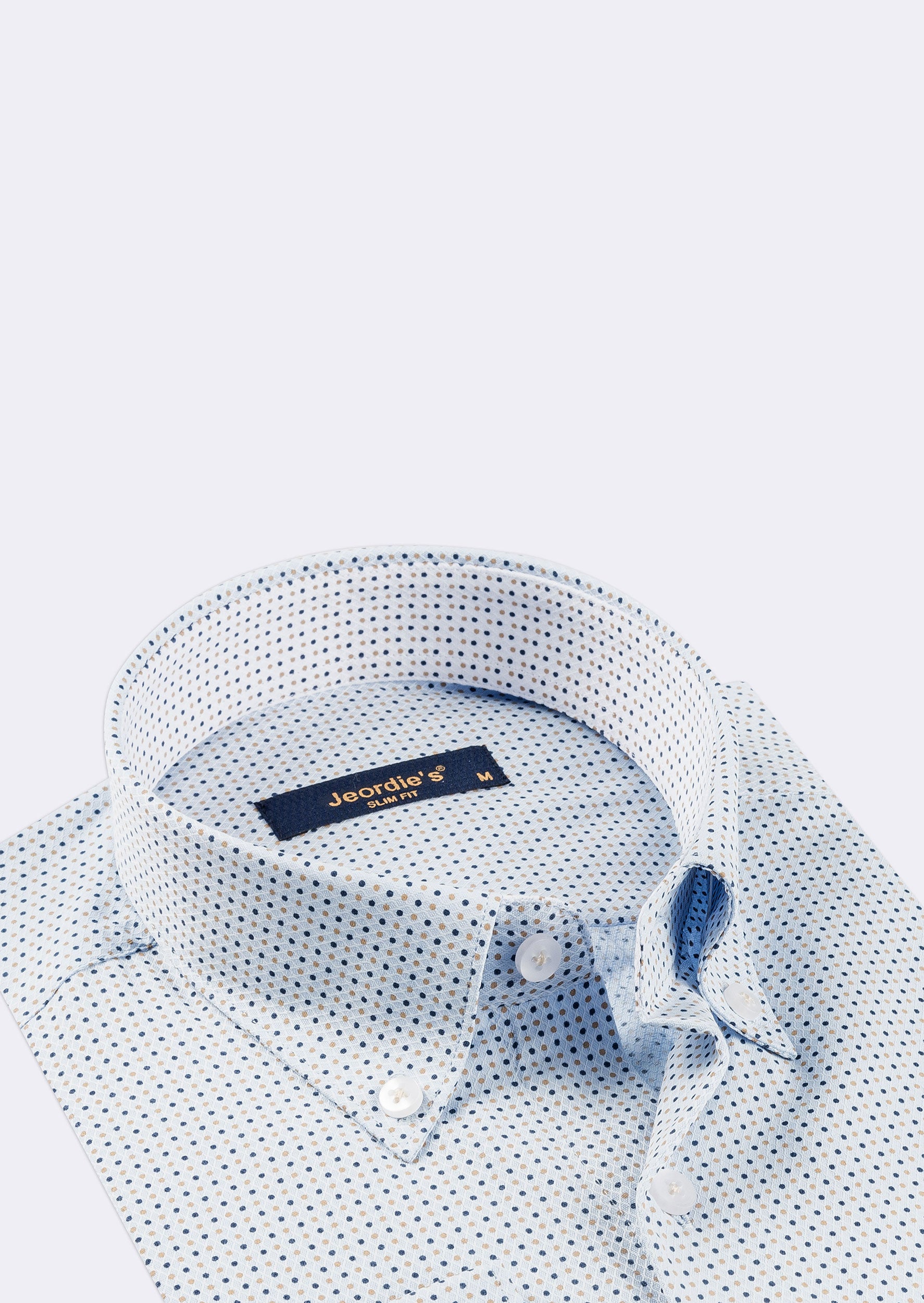 Blue - Beige Long Sleeve Shirt
