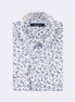 White - Navy Long Sleeve Shirt