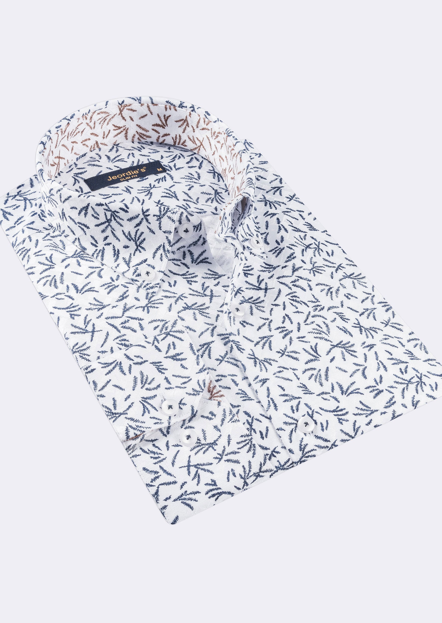 White - Navy Long Sleeve Shirt