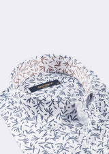 White - Navy Long Sleeve Shirt