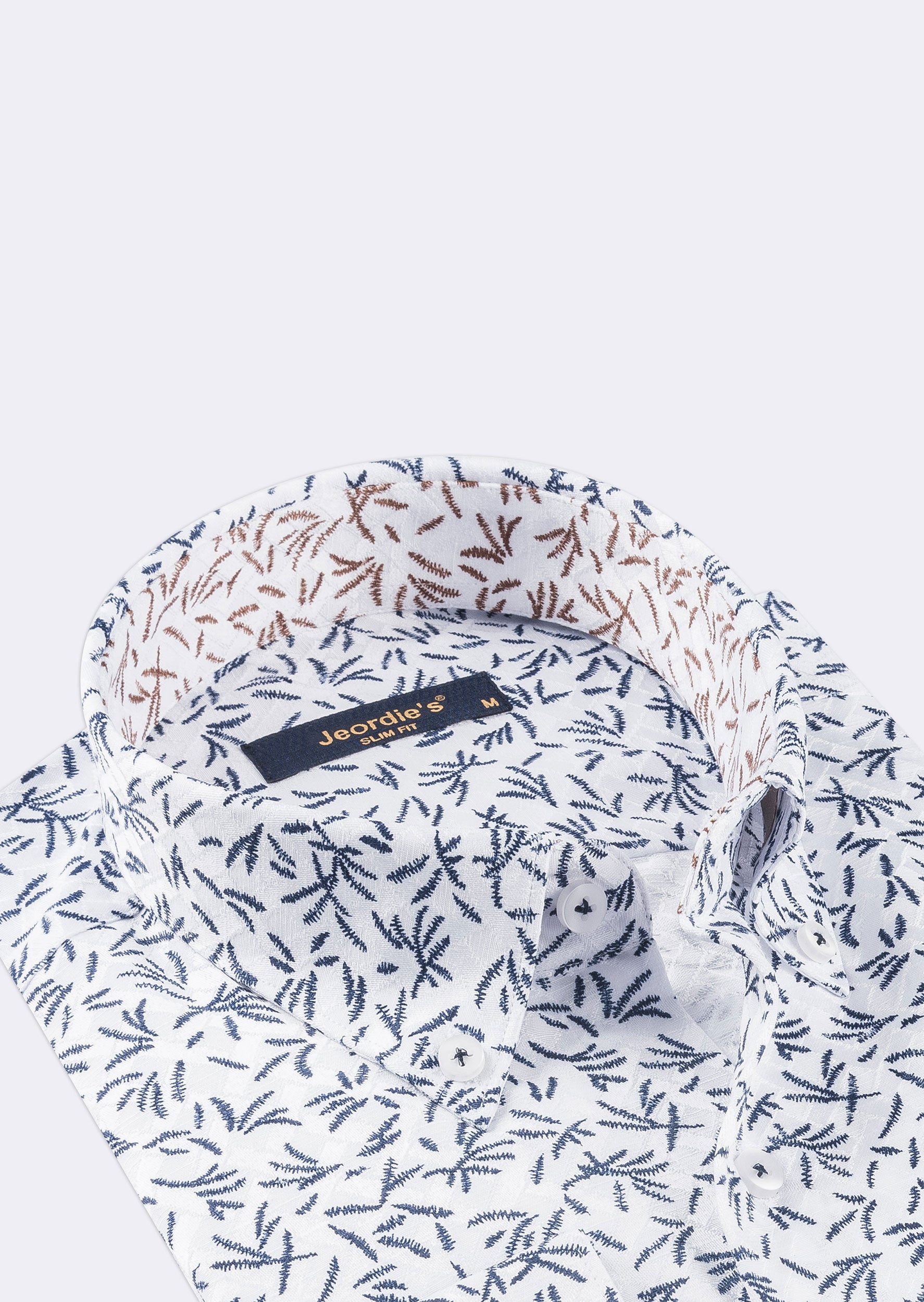 White - Navy Long Sleeve Shirt
