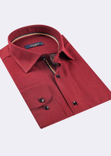 Burgundy Long Sleeve Shirt