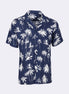 Navy - White Short Sleeve Shirt