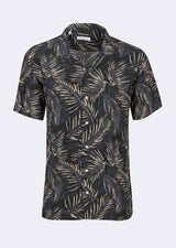 Black - Beige Short Sleeve Shirt