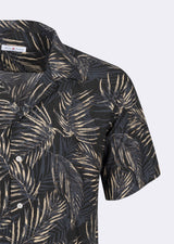 Black - Beige Short Sleeve Shirt