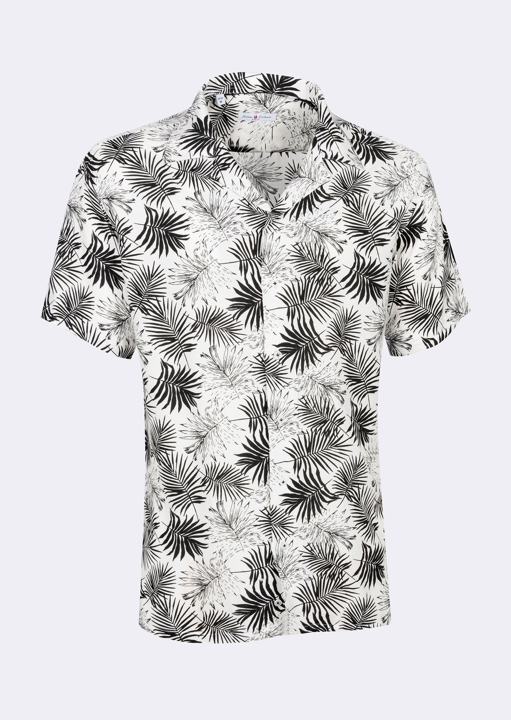 White - Black Short Sleeve Shirt