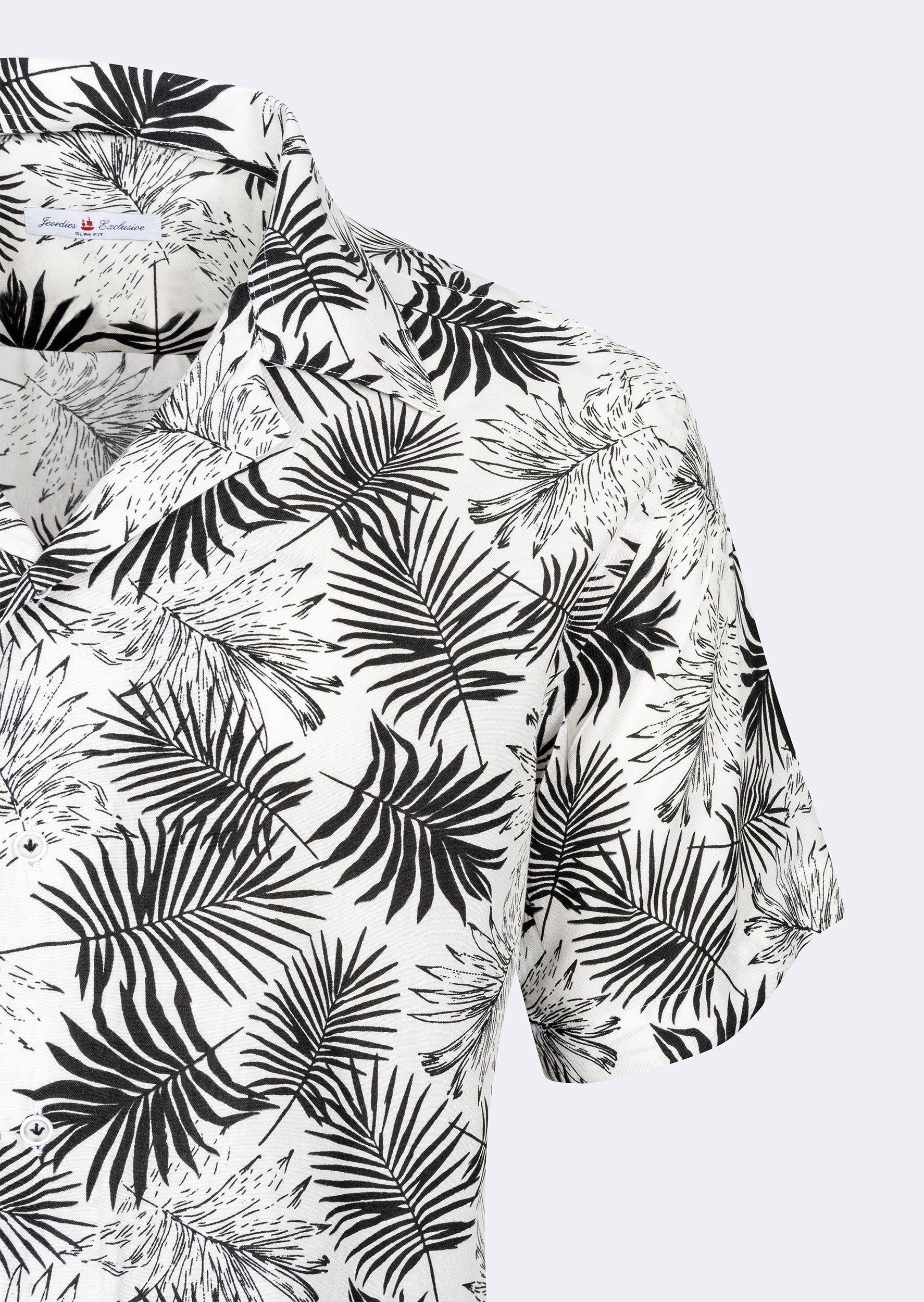 White - Black Short Sleeve Shirt