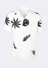 White - Dark Navy Short Sleeve Shirt