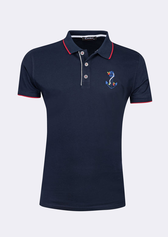 Navy Polo T-Shirt