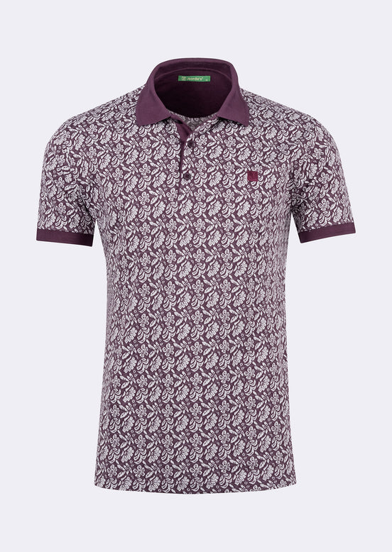 Burgundy Polo T-Shirt