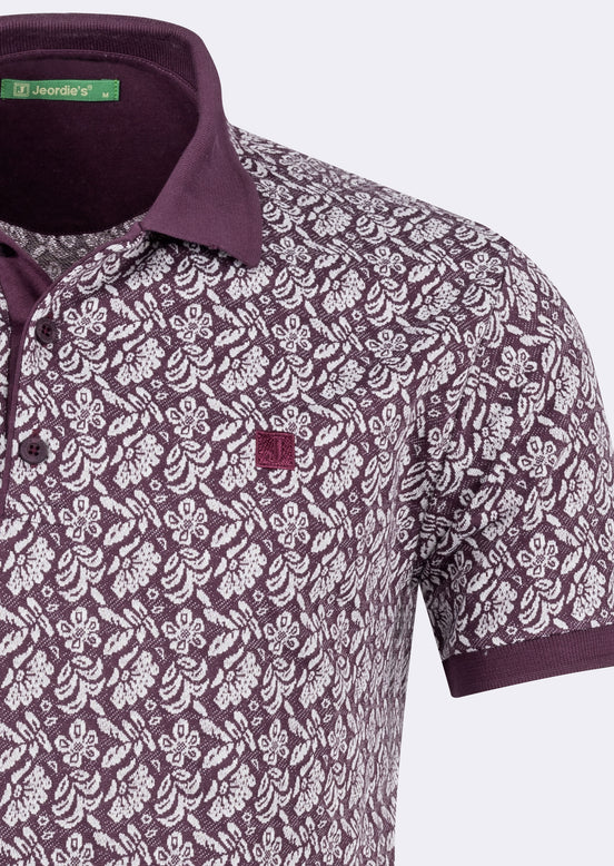 Burgundy Polo T-Shirt