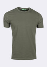 Khaki Crew Neck T-shirt