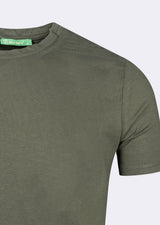 Khaki Crew Neck T-shirt